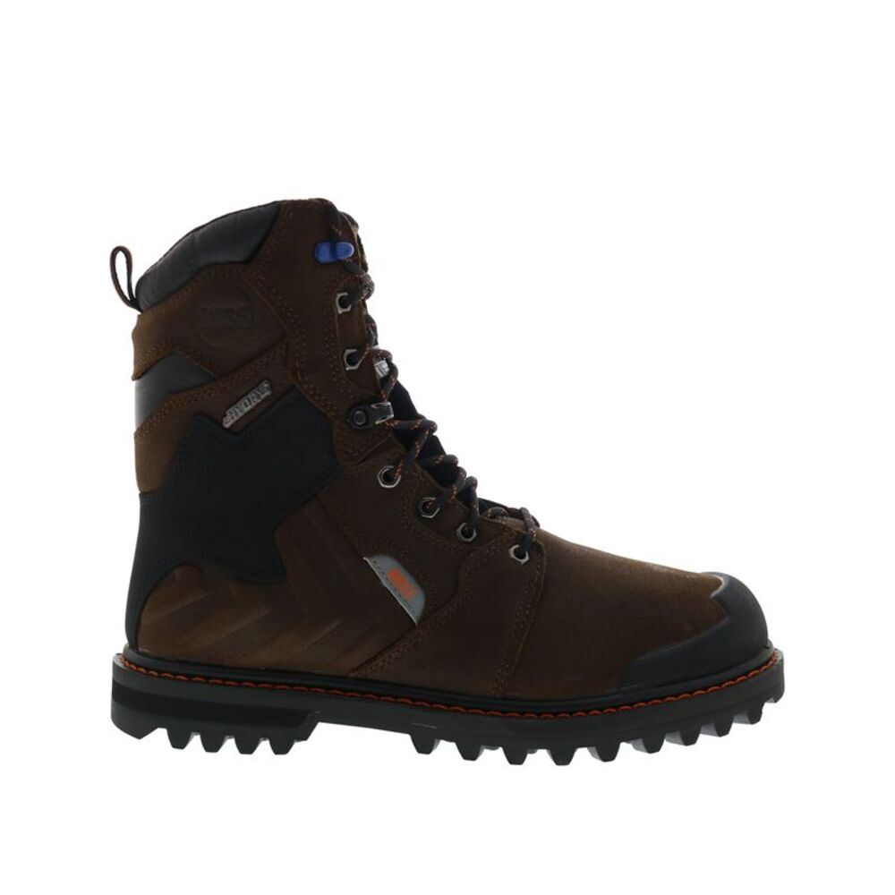 Hoss Mens Bronc 8 Inch Soft Toe Brown Boots (NWT)